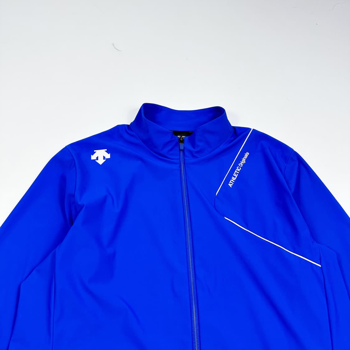 데상트 트레이닝 기능성 블루 바람막이 자켓 (XL) 상품이미지1