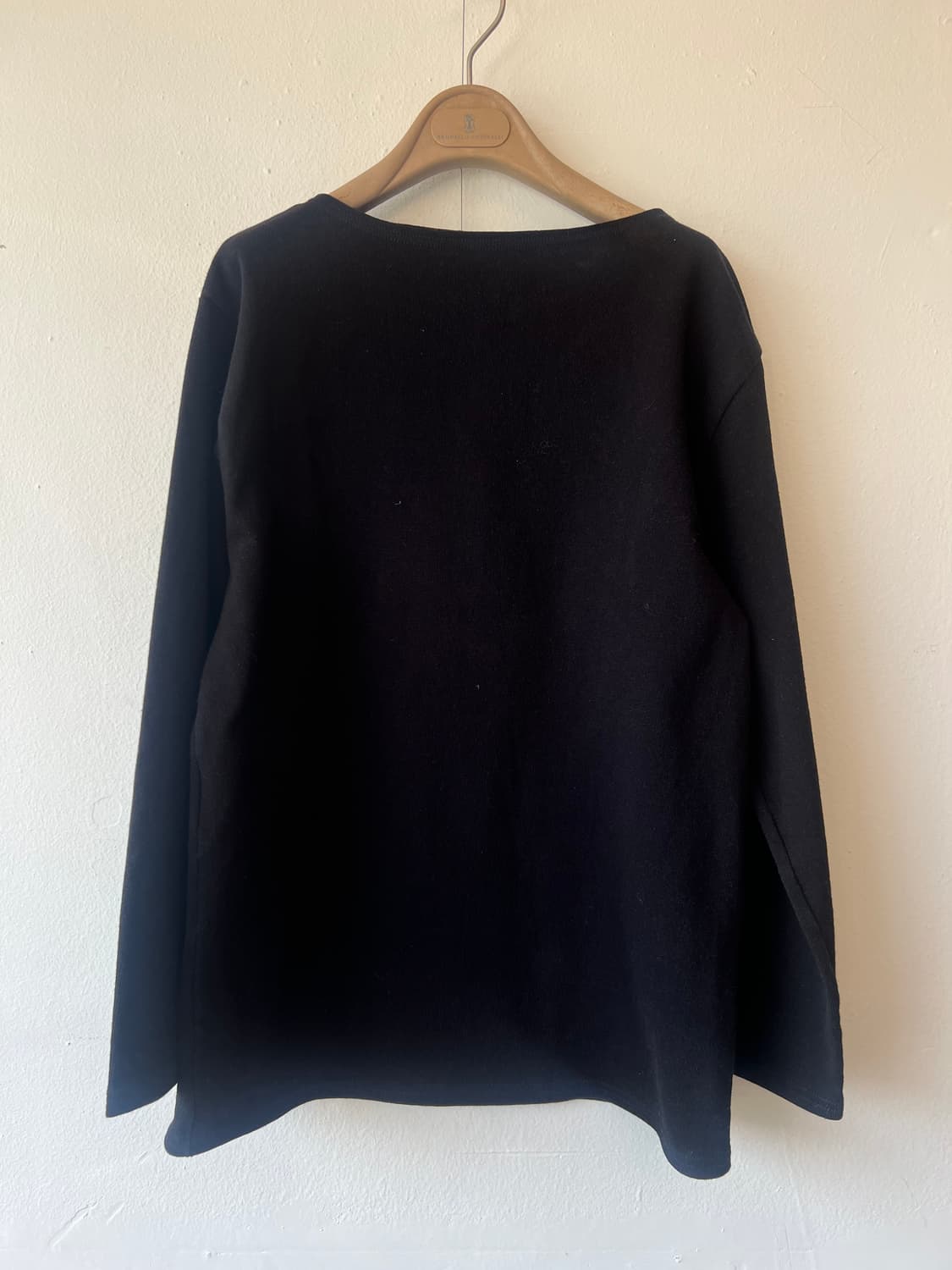 SAINT JAMES 세인트제임스 여성 블랙 보더티셔츠 상품이미지2