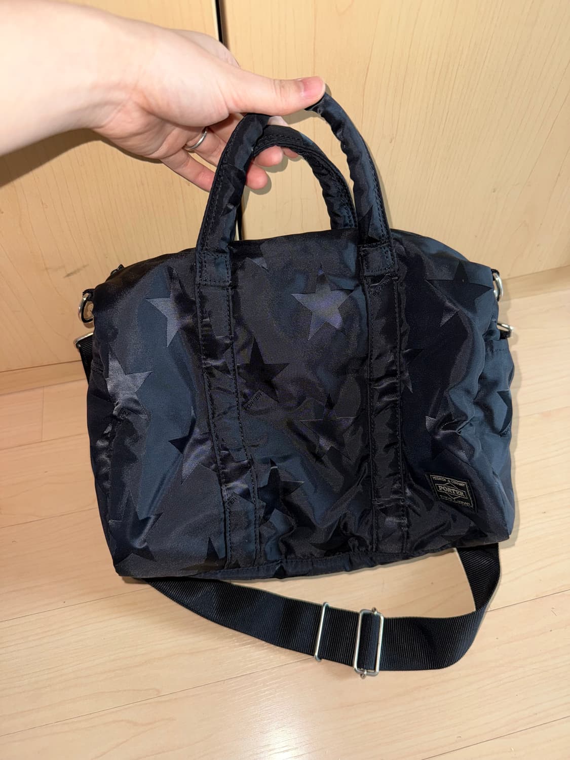 *실사추가 FLAG SHORT BOSTON BAG (black) 상품이미지5