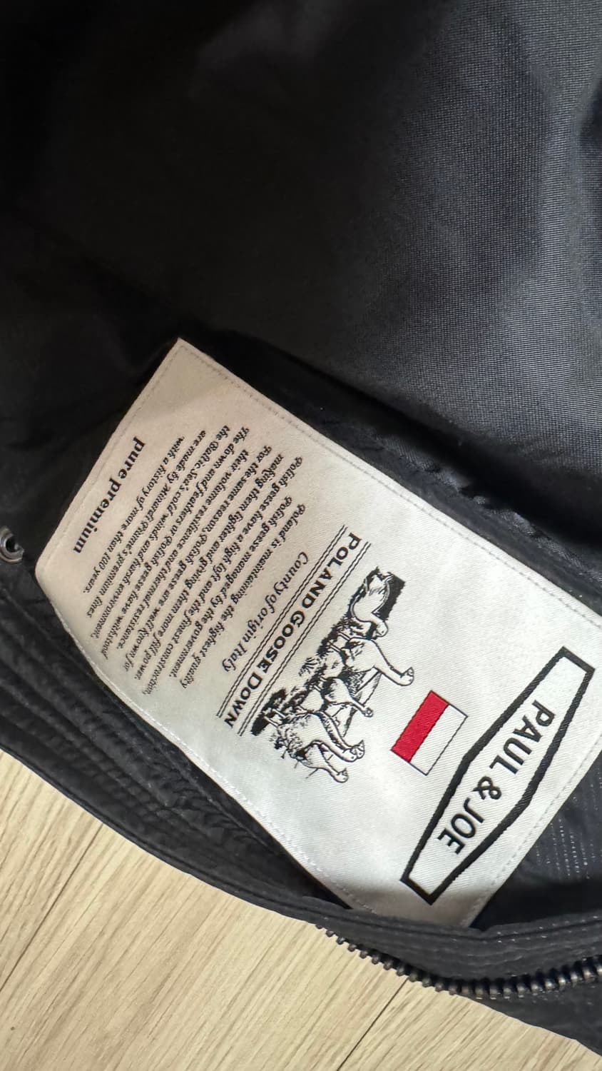 폴앤조 블랙 롱패딩 구스패딩 상품이미지7