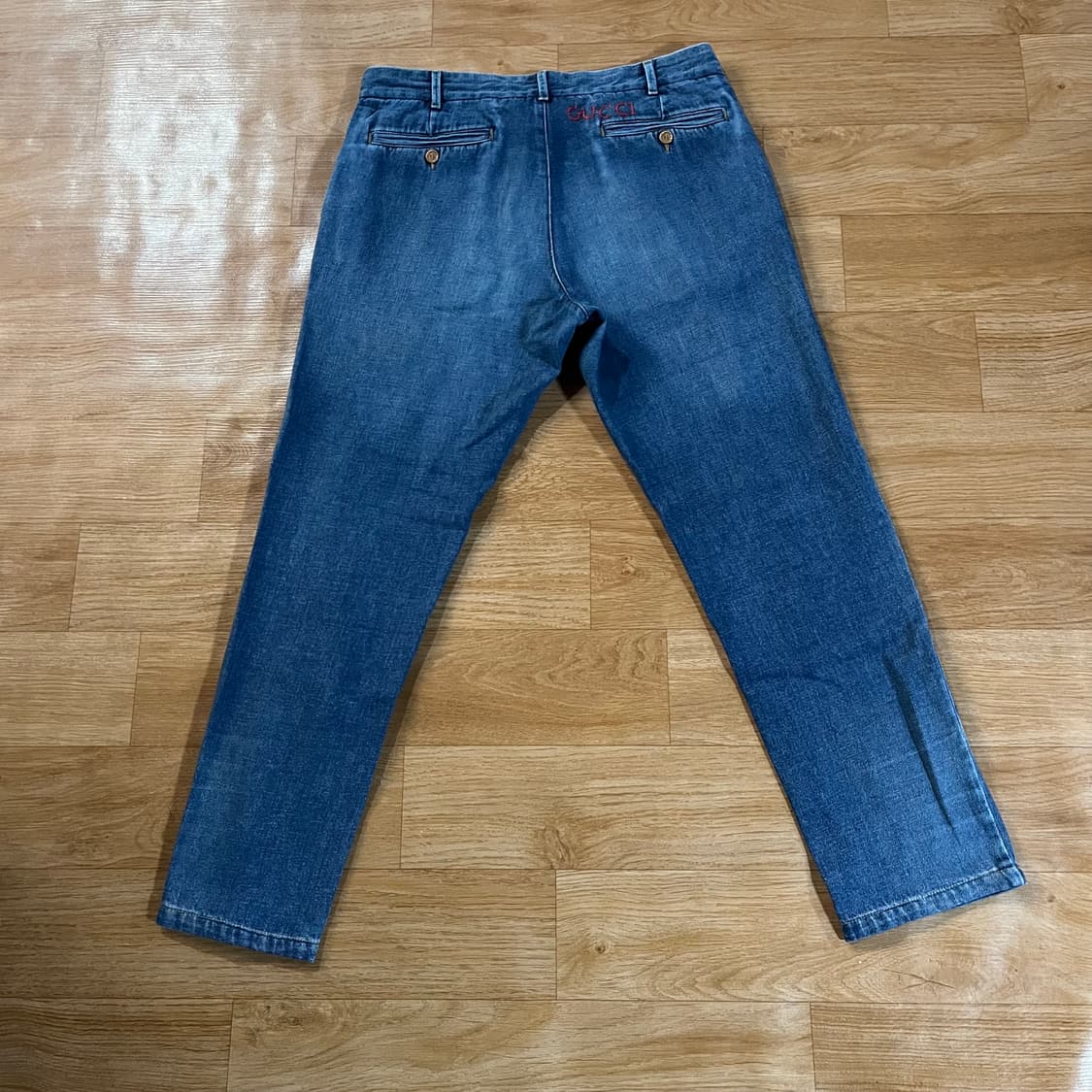 [32] 구찌 자수 데님팬츠 상품이미지4