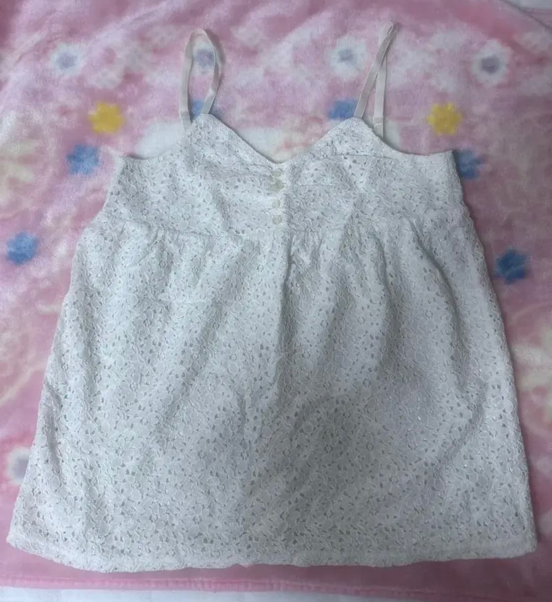 빈티지 로걀 레이스 슬리브리스 나시 슬립 리즈리사 상품이미지1