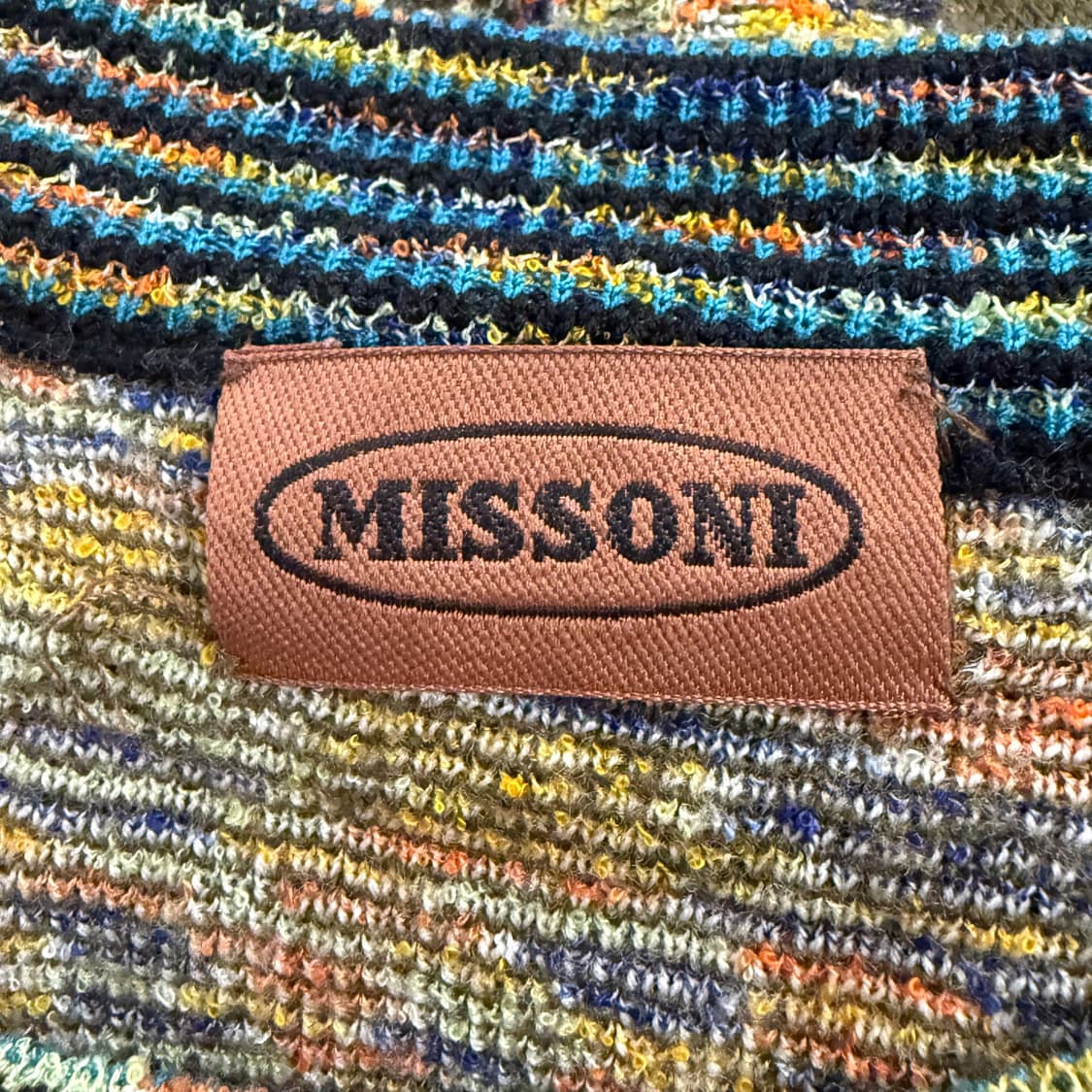 [정품] 미쏘니 멀티컬러 패턴 니트 스웨터 b19 상품이미지5