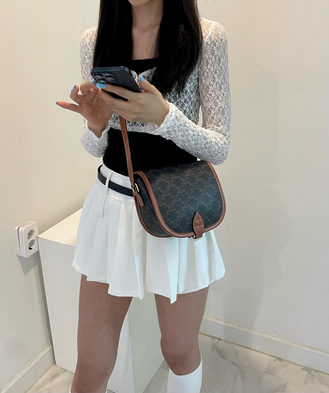 정품 셀린느 폴코백 미듐 상품이미지10