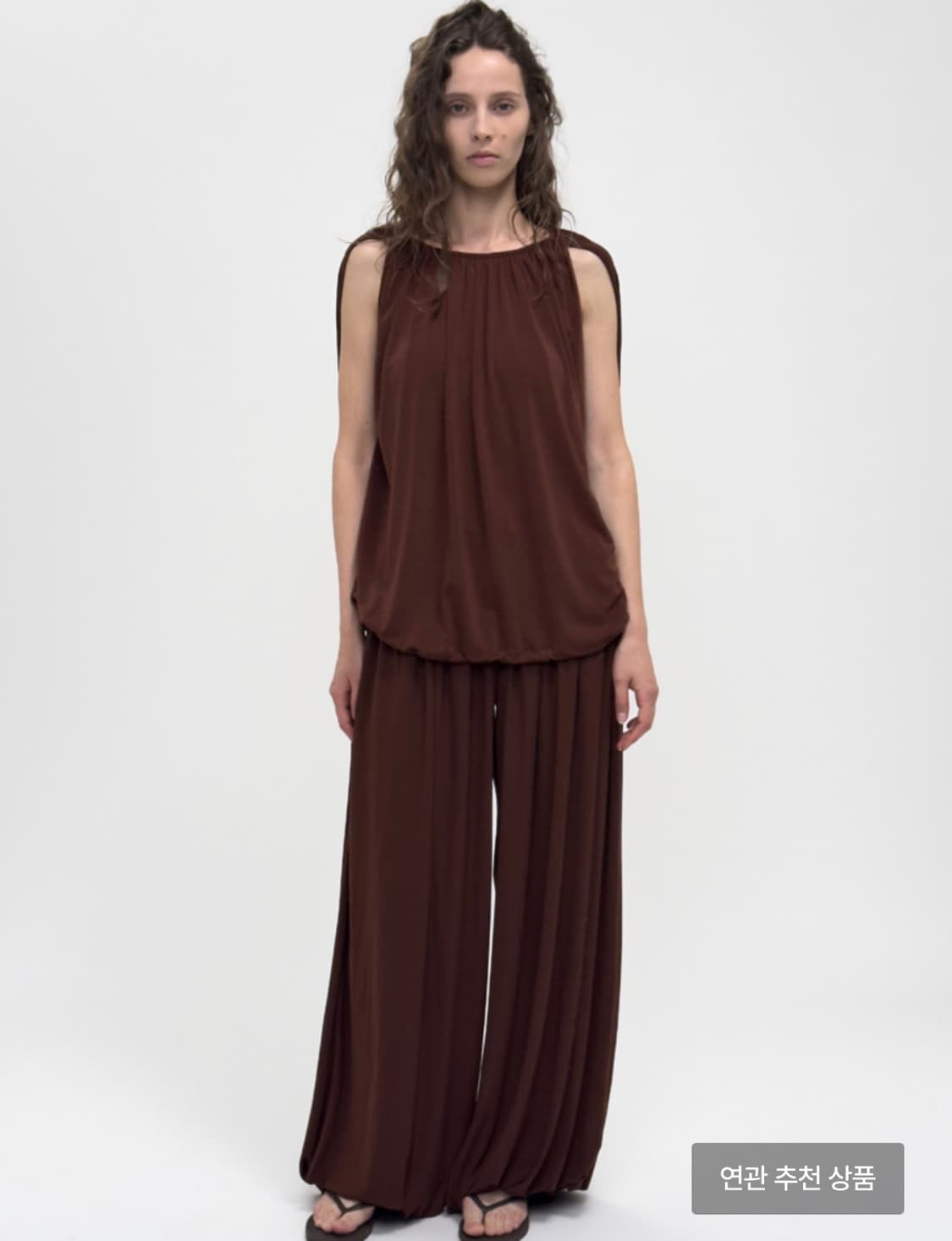 birrot 비롯 layer1 gathered top  상품이미지2