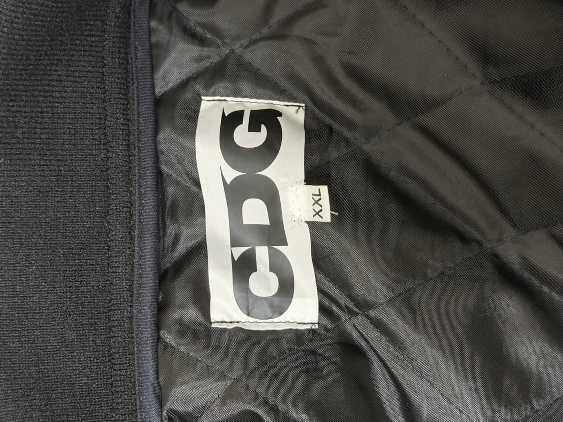 [XXL] 꼼데가르송 스태프 퀄팅 누빔 블루종 자켓 집업 cdg 상품이미지3