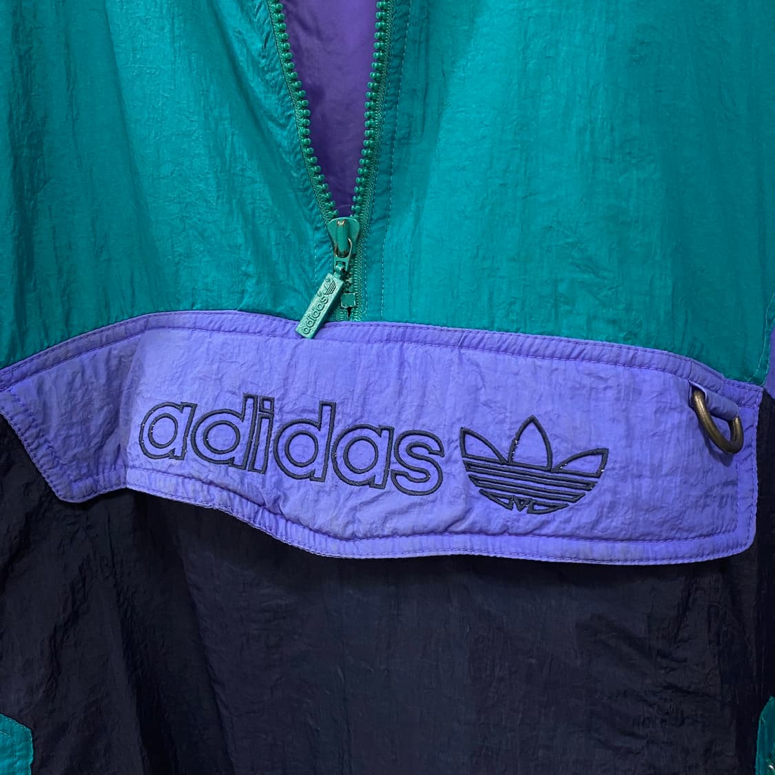아디다스 90s 올드스쿨 누빔 아노락 점퍼 상품이미지4