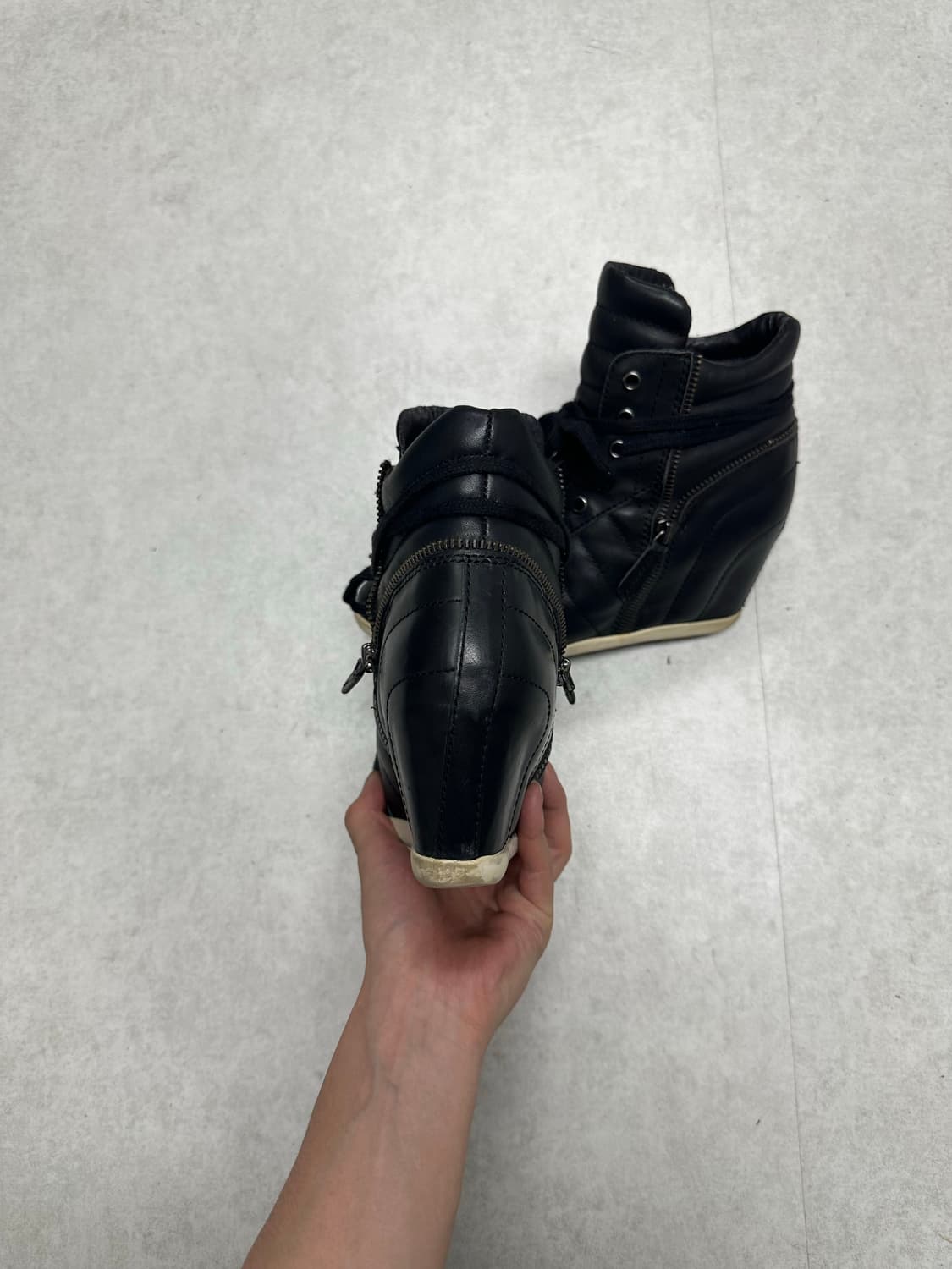 Ash 아쉬 레더 웨지힐 상품이미지4