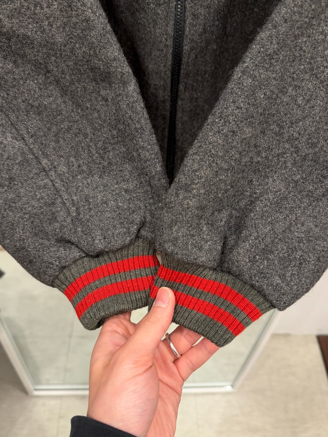 90-00s Mcgregor 맥그리거 울 바시티 집업 자켓 (Japan) 상품이미지4