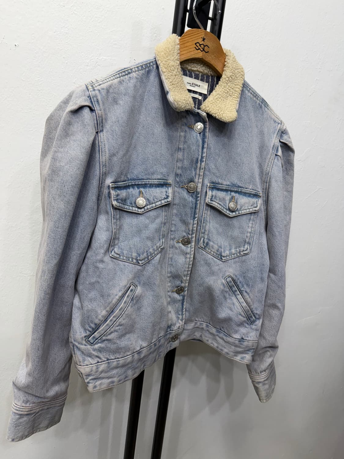 매장판정품) 이자벨마랑 데님 쉐르파 자켓 36(66) 상품이미지2
