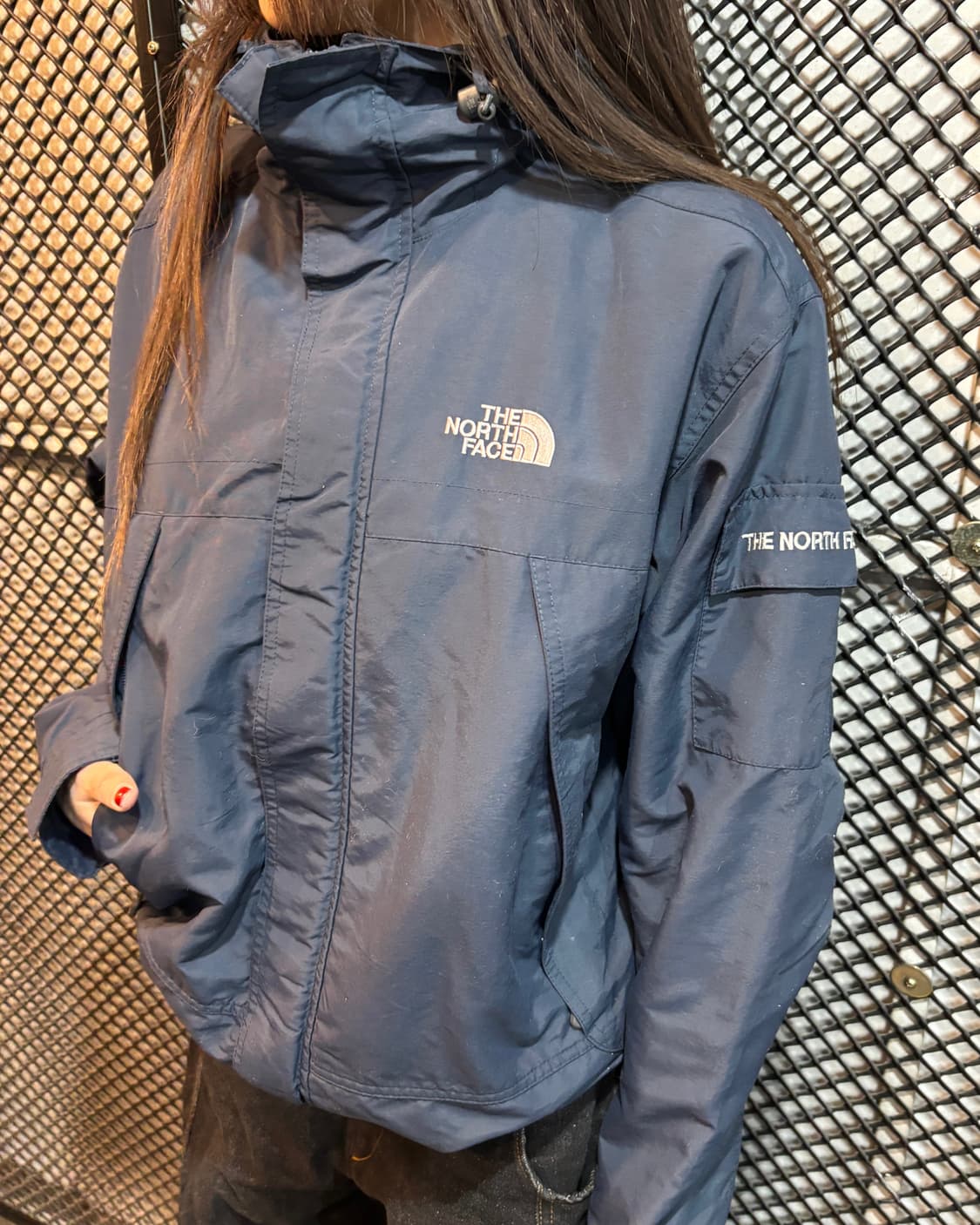 90s 빈티지 노스페이스 네이비 아웃도어 자켓 상품이미지3