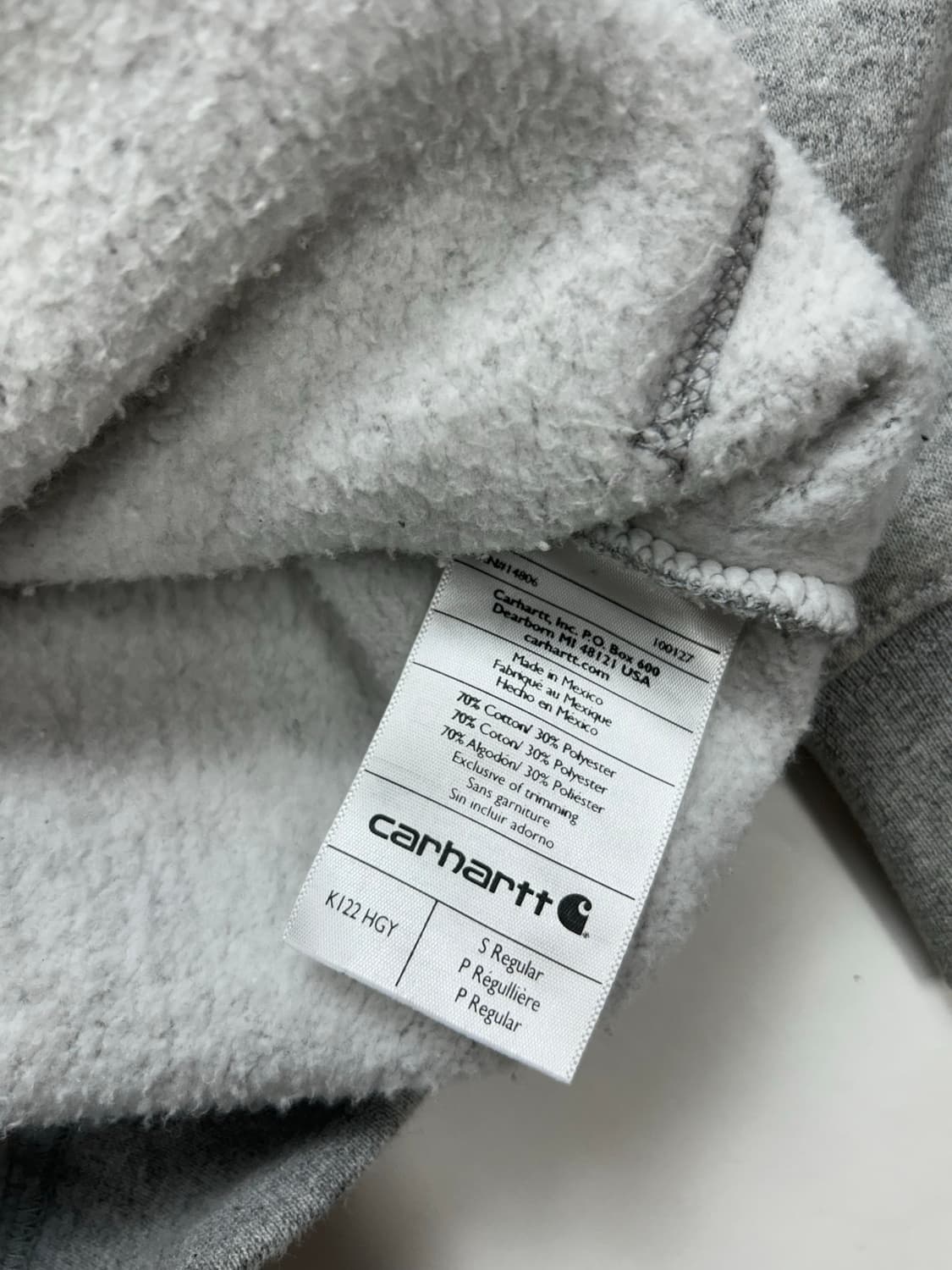 칼하트 미드웨이트 후드집업 S 상품이미지6