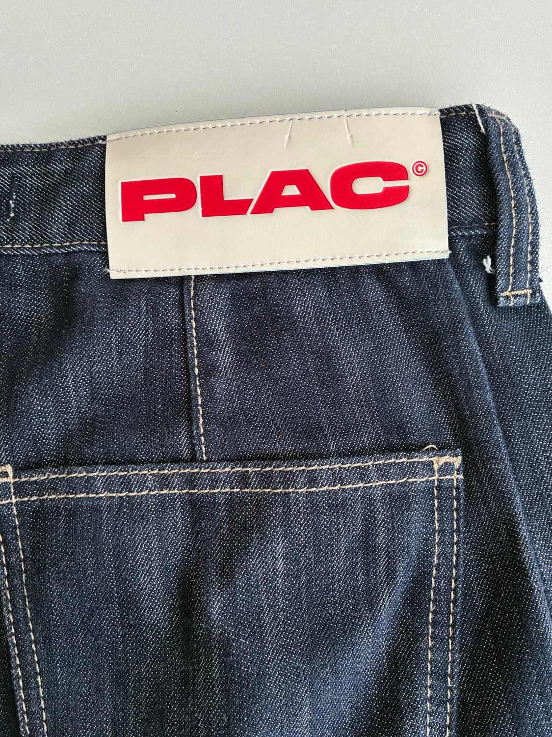 31) 플랙 PLAC 생지 와이드 데님 상품이미지4