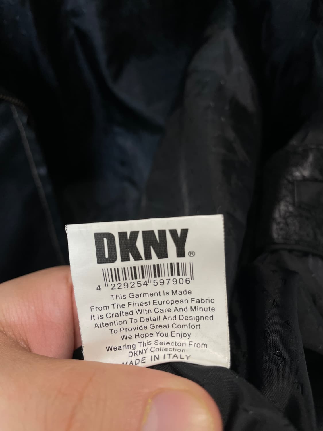 (XL) DKNY composite peel 크랙 자켓 상품이미지6