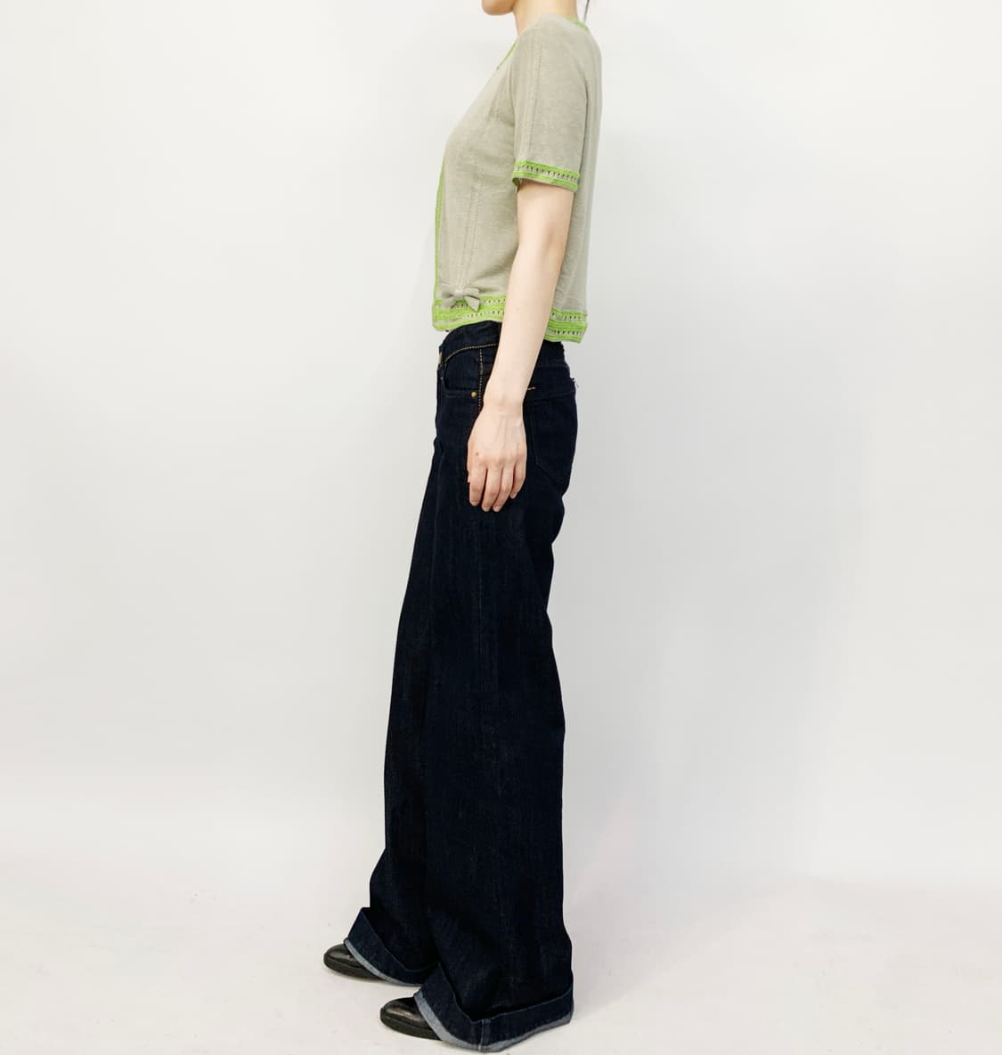 RENA LANGE made in italy 반팔 가디건 상품이미지3