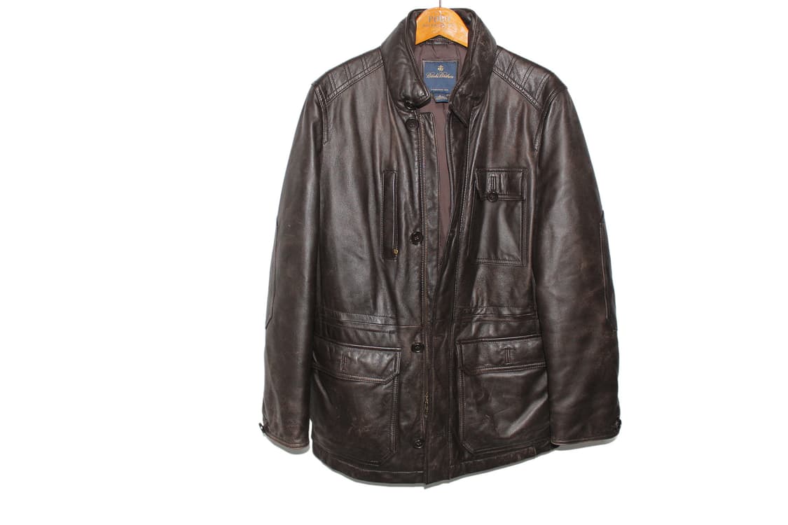 Brooks Brothers 브룩스브라더스 램스킨 레더 카코트 상품이미지6