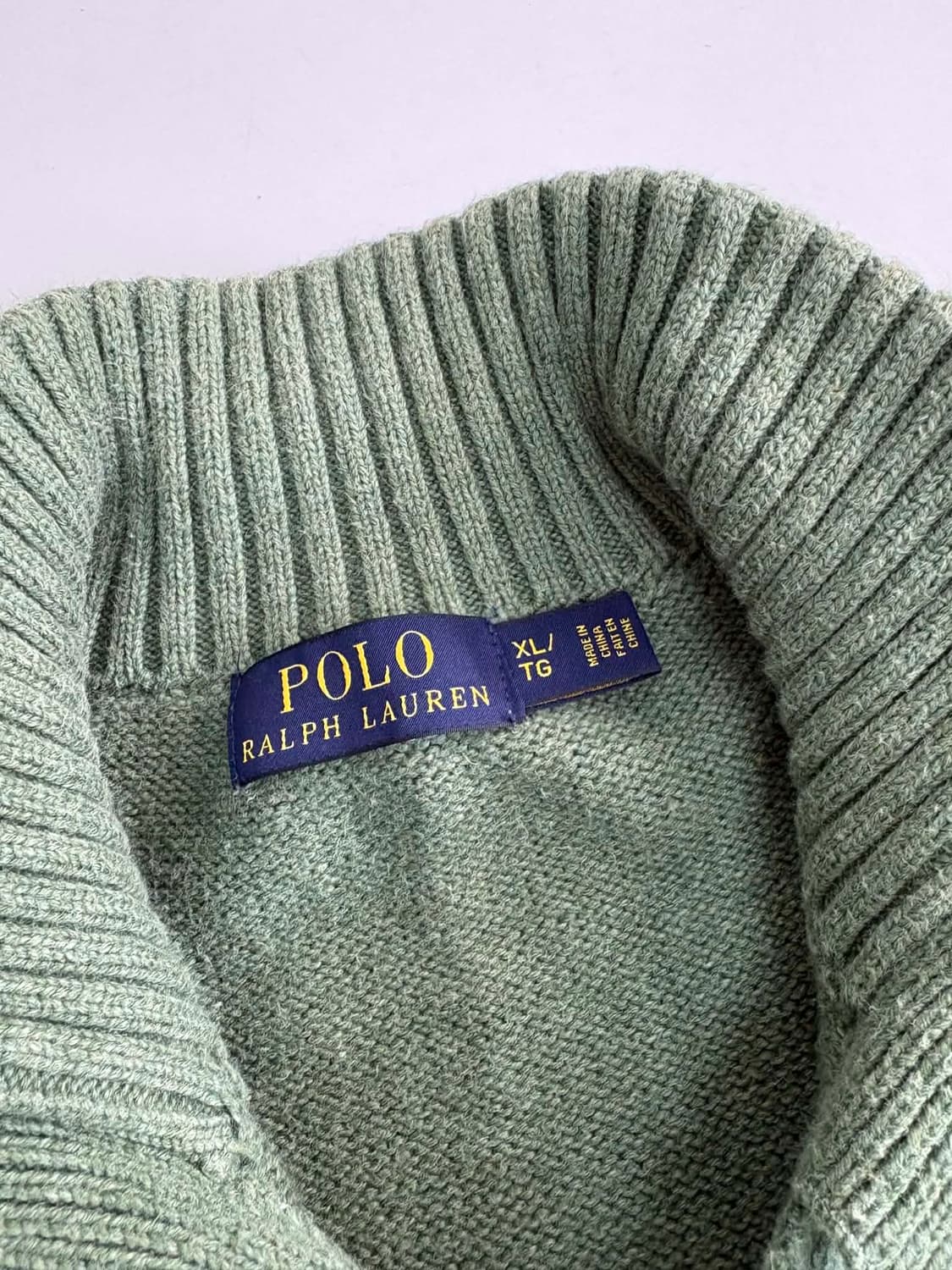 [XL] 폴로 랄프로렌 숄카라 버튼 니트 스웨터 상품이미지4