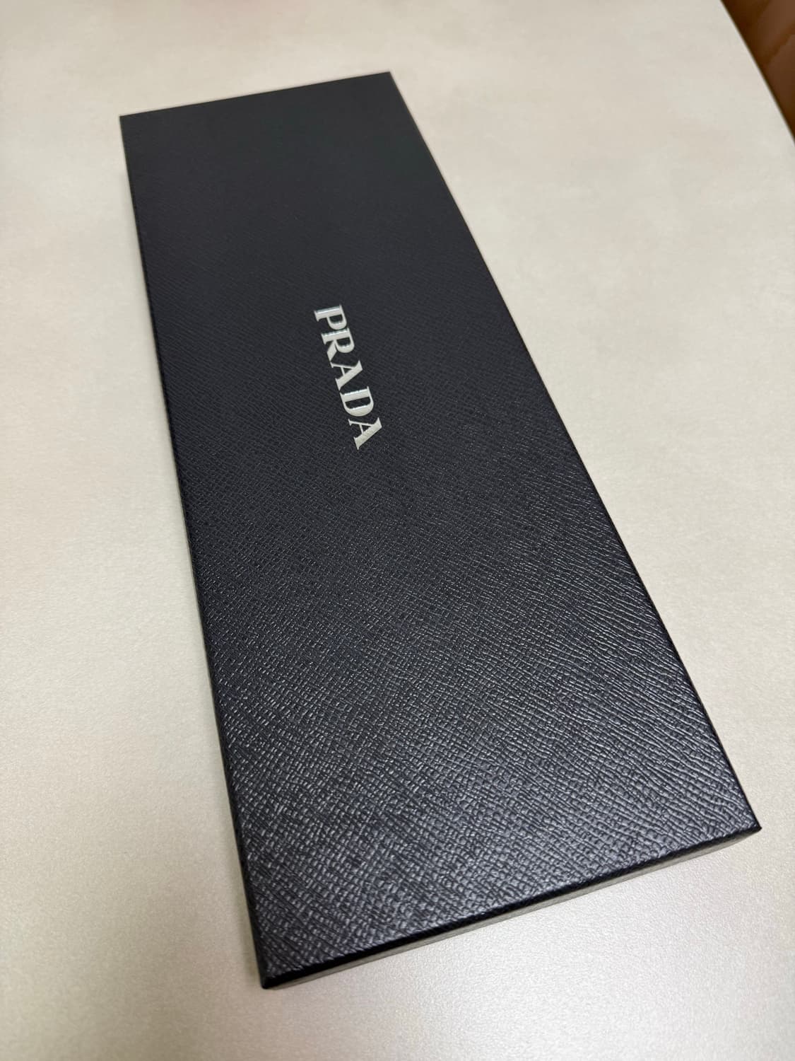 프라다 리아일론 개버딘 타이 블랙 상품이미지2