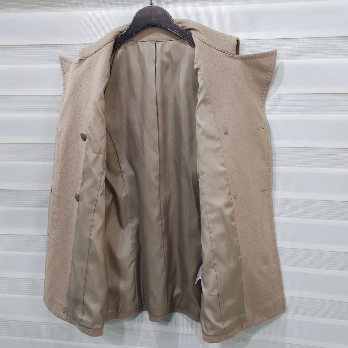 JAPAN 빈티지 캐시미어100 더블코트- 우먼M 상품이미지8