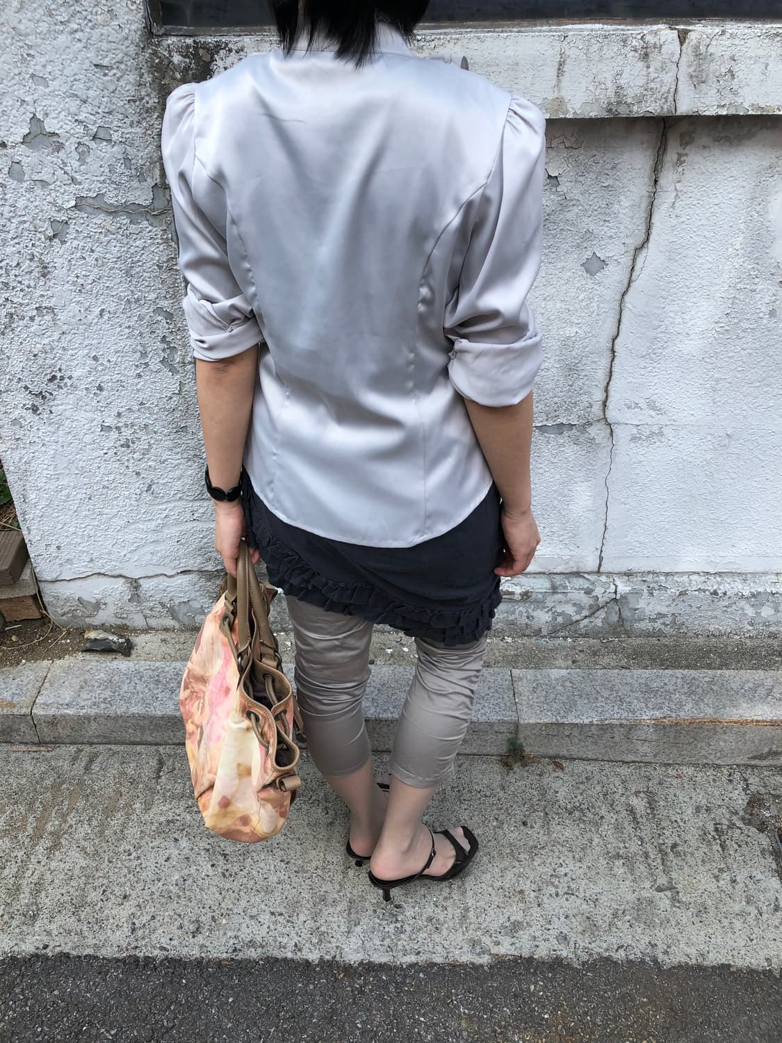 frill silk blouse  상품이미지5