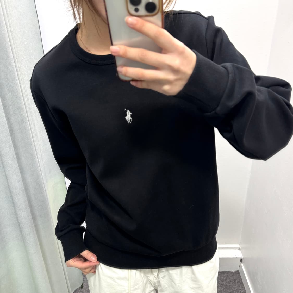 폴로 블랙 스웻셔츠 상품이미지1