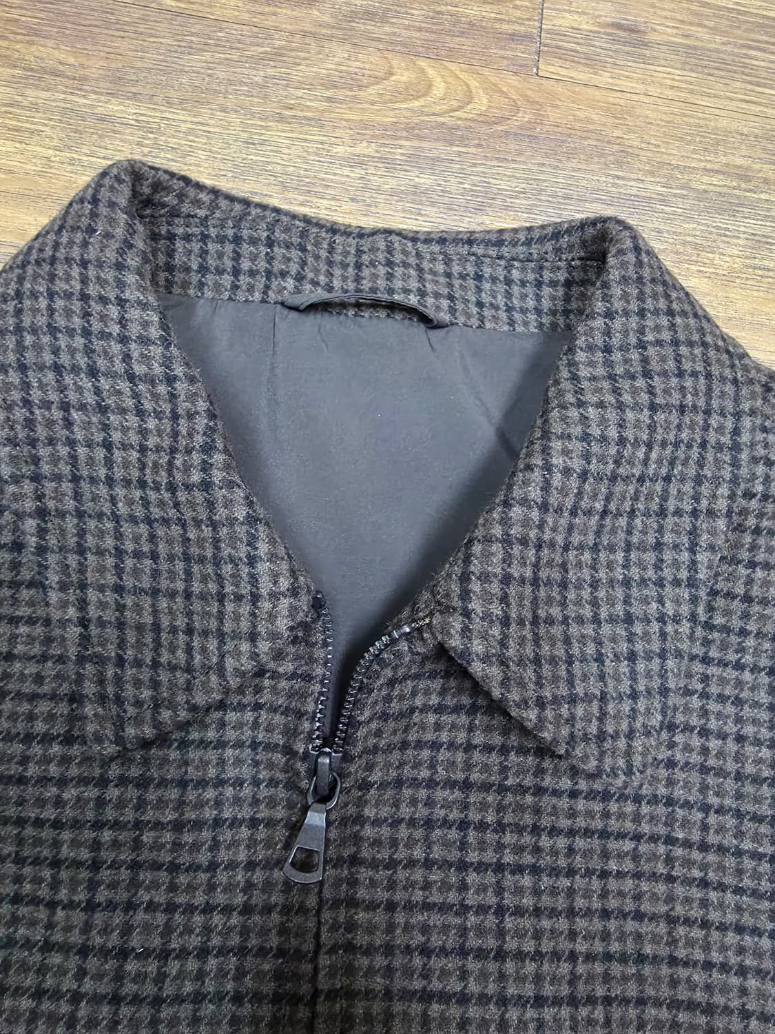 유니클로 체크블루종 상품이미지2