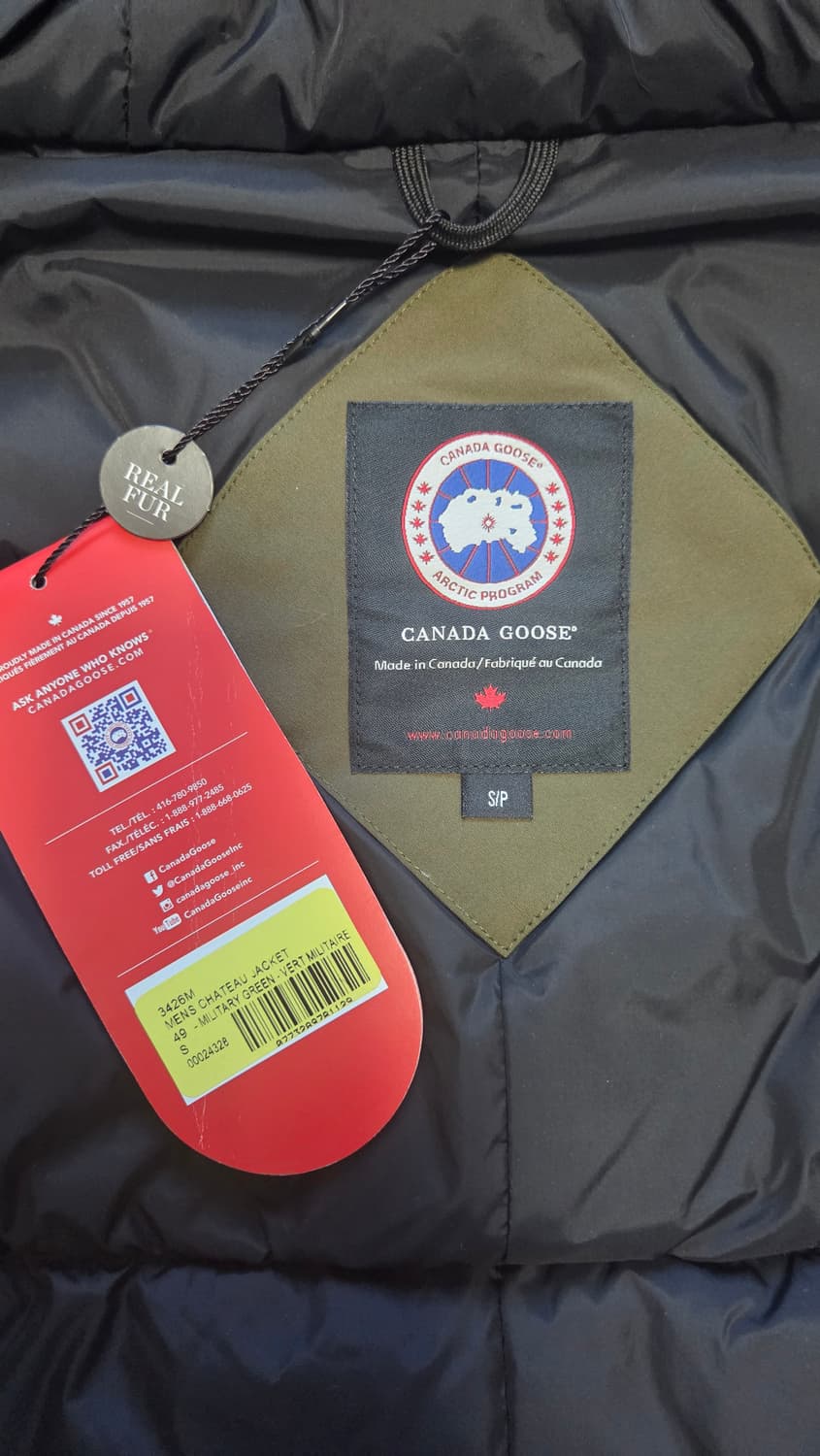 캐나다구스 맨즈  샤토 파카 ㅡ 밀리터리 그린 S 상품이미지5