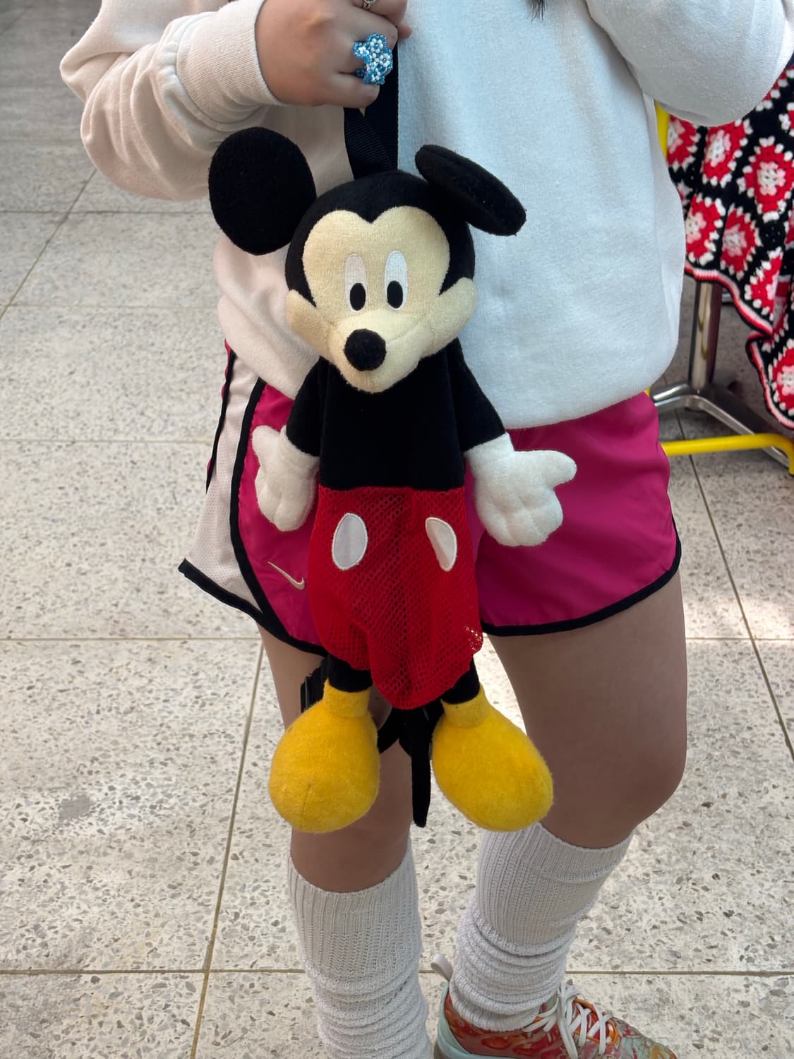 Vintage Mickey Mouse Mesh Backpack 상품이미지7