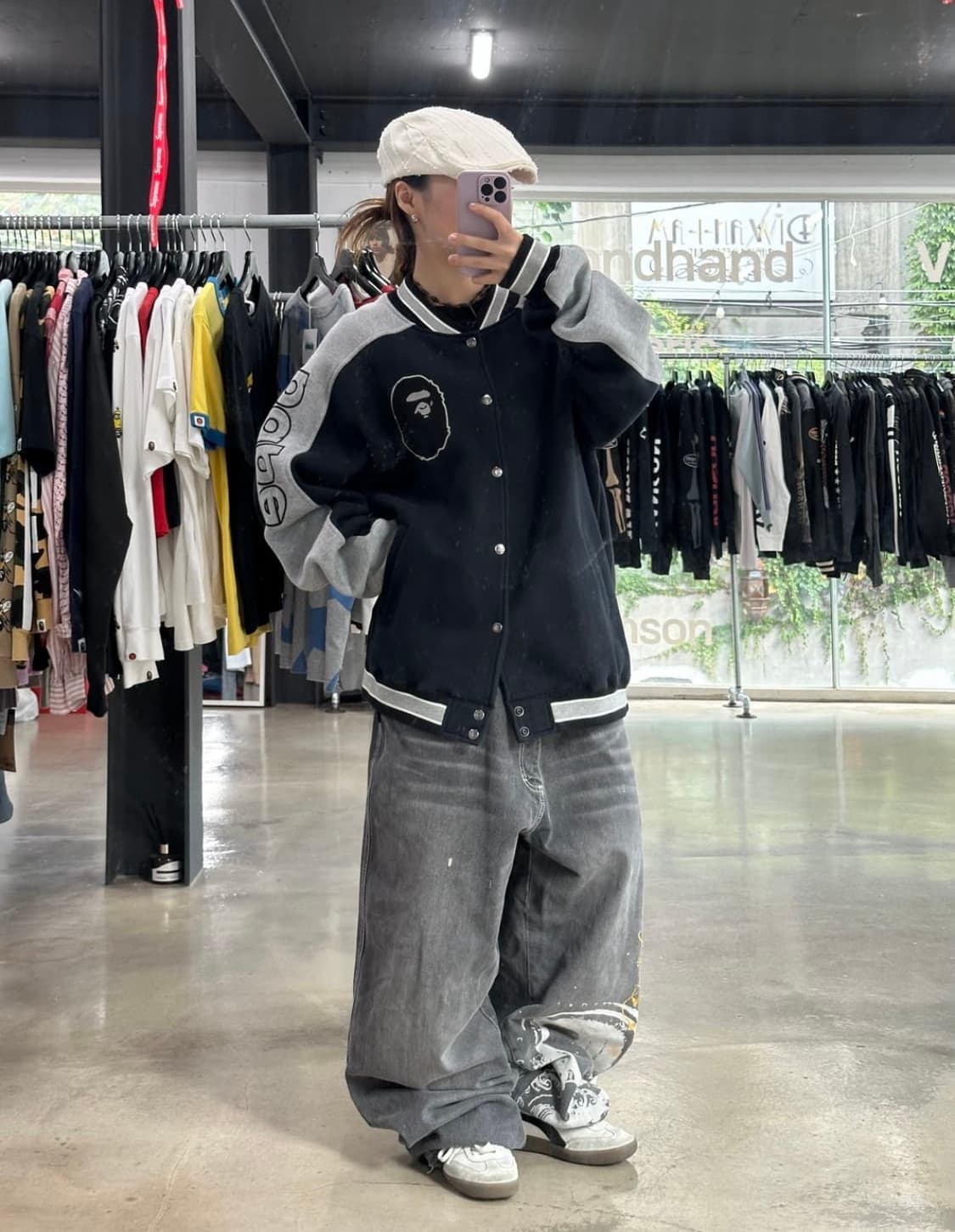 정품)베이프 빅시루 면바시티 자켓 상품이미지1