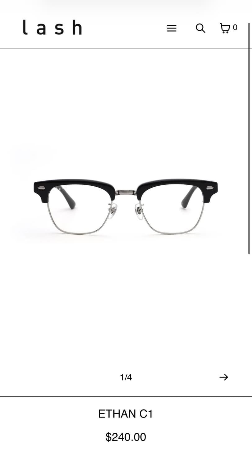 Lash ethan c1 하금테  상품이미지1
