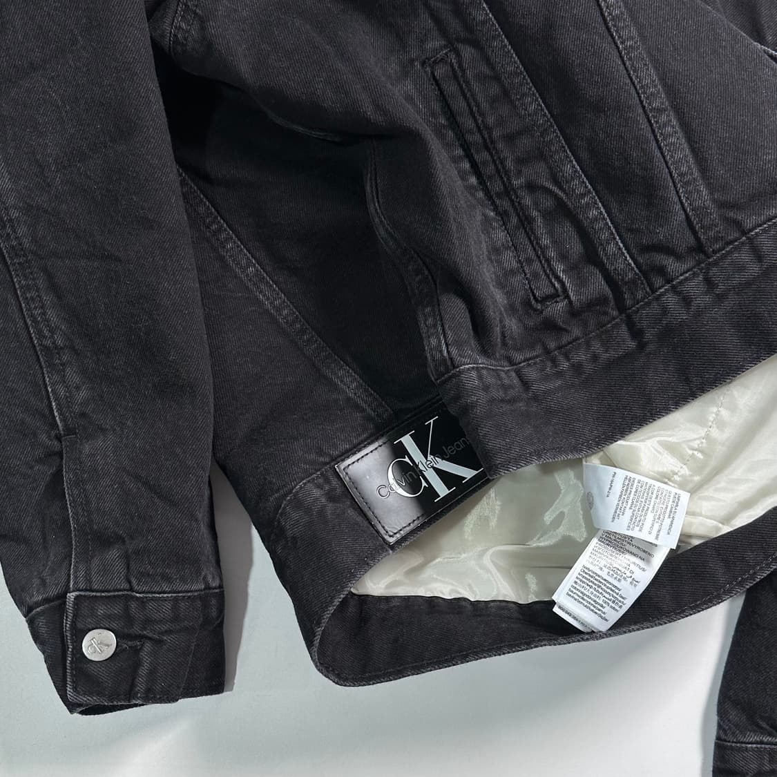 캘빈클라인 흑청 데님 자켓 상품이미지5