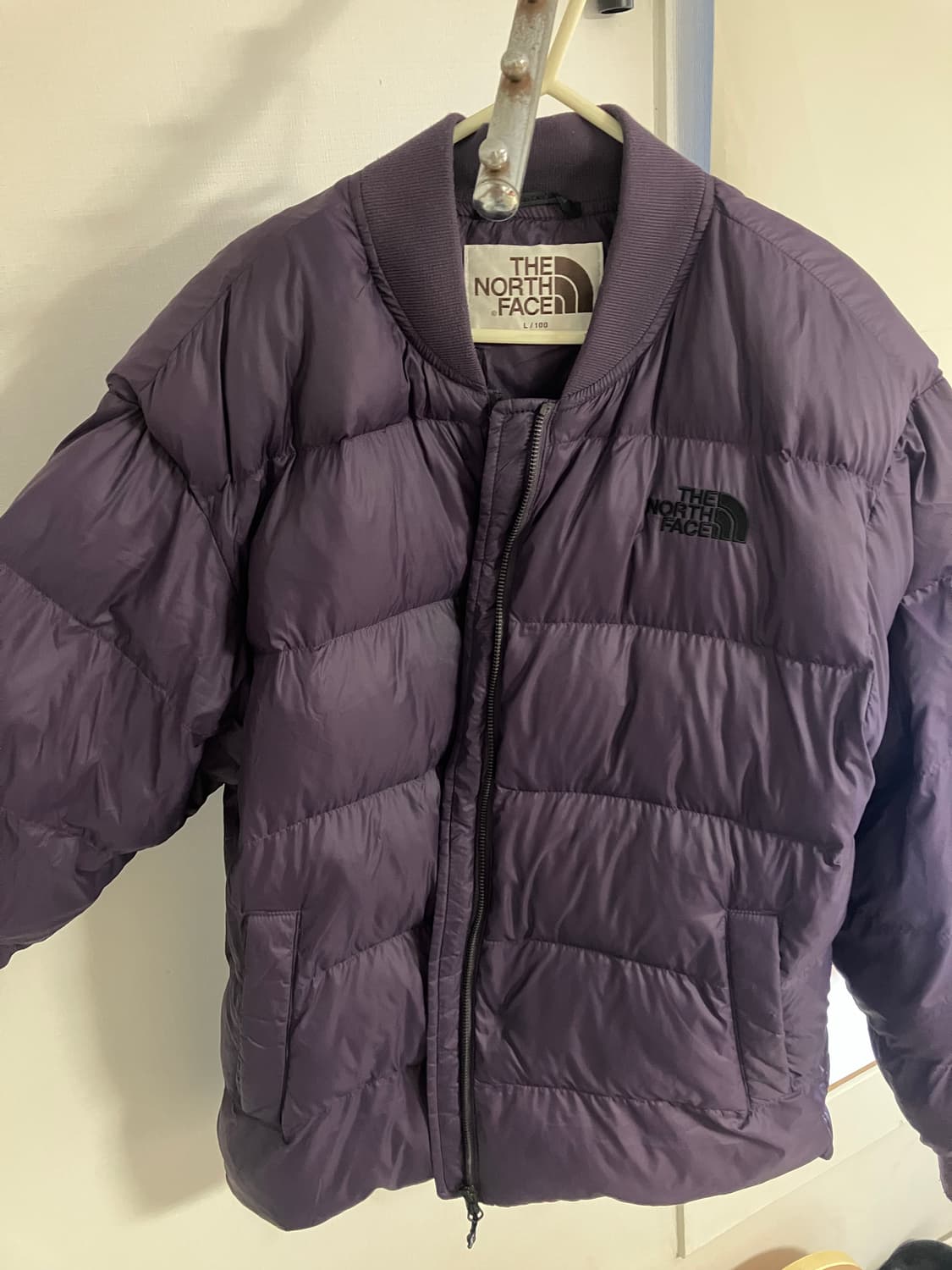 노스페이스 퍼플 숏패딩 상품이미지1