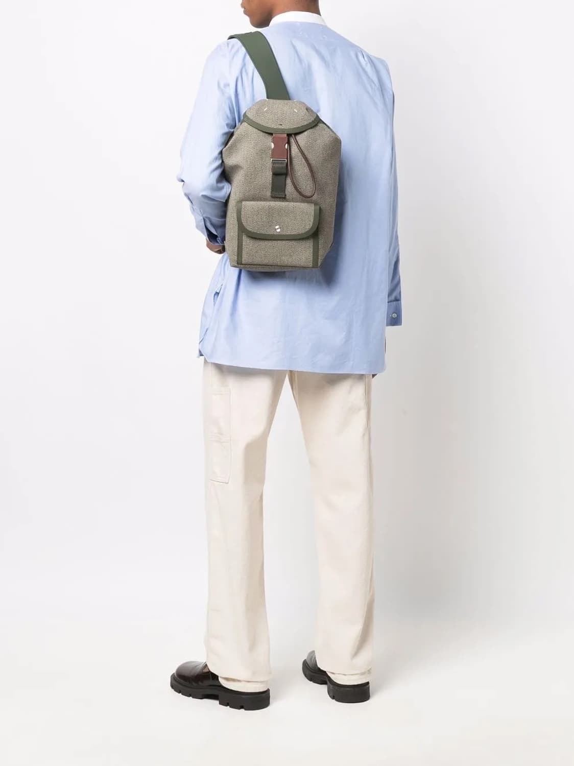 메종 마르지엘라  드로스트링 푸시락 플랩 백팩 상품이미지3