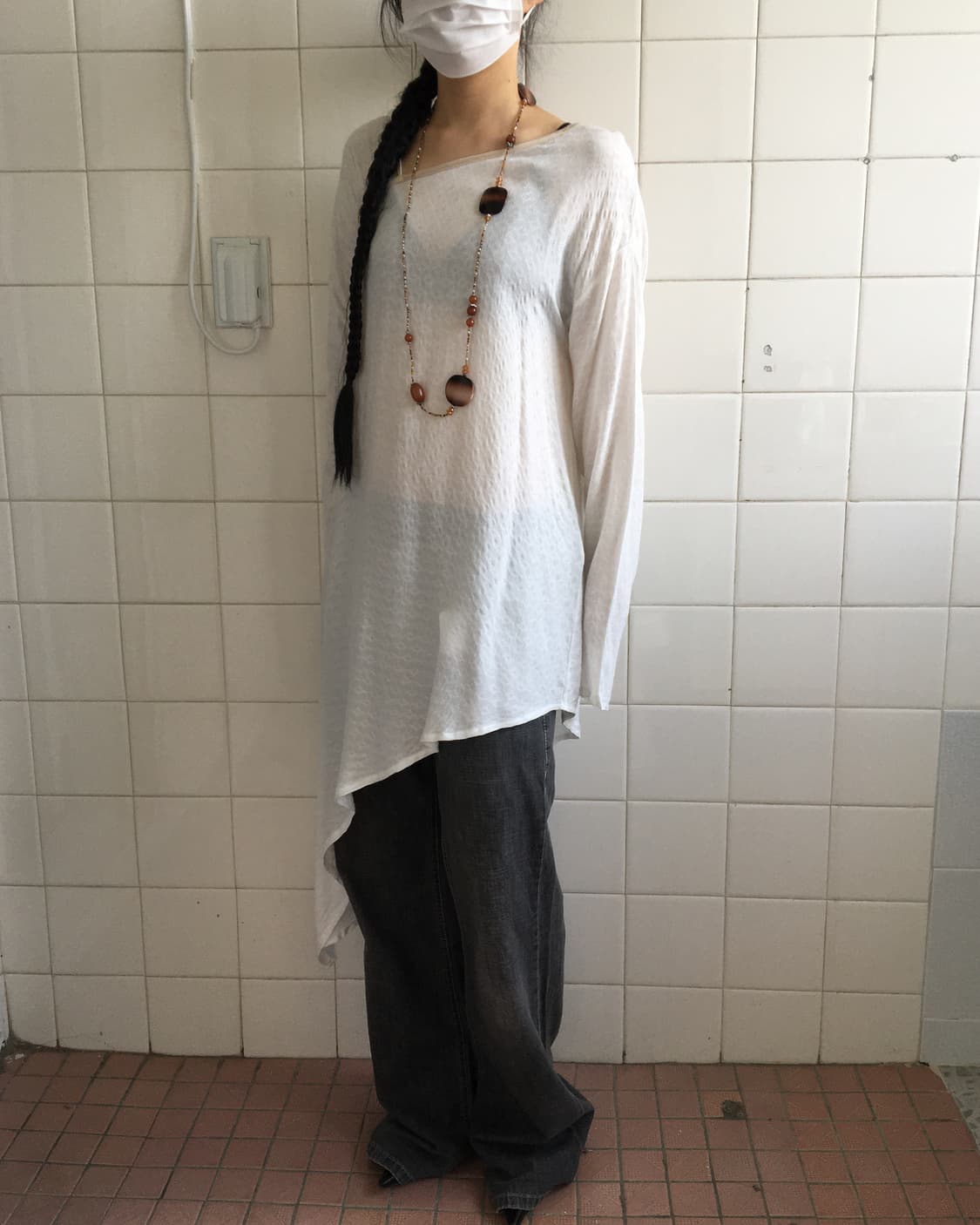 Unbalanced drop point onepiece 상품이미지7
