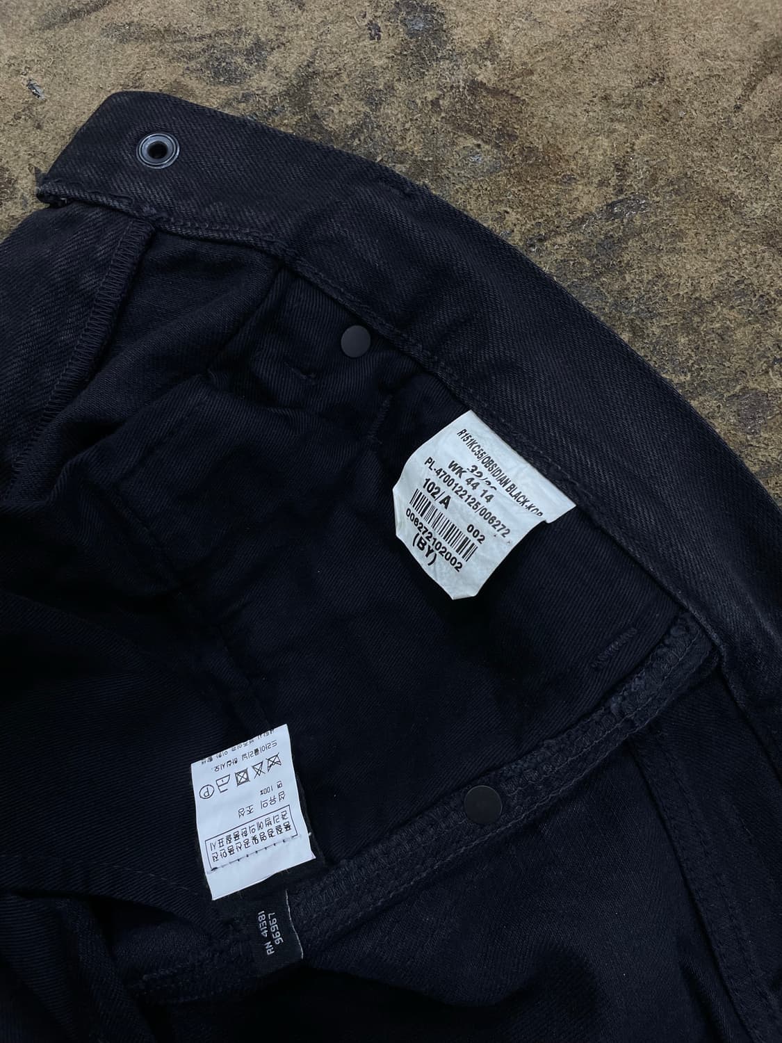 폴로랄프로렌(블랙라벨)/블랙 모토팬츠 상품이미지4