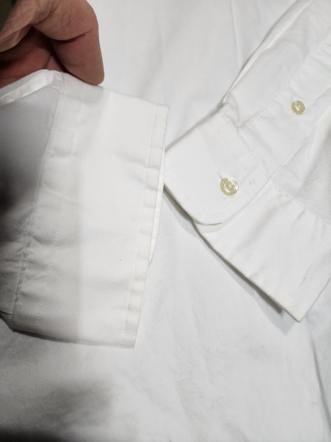 폴로 랄프로렌 화이트 옥스포드 셔츠 L사이즈  상품이미지5