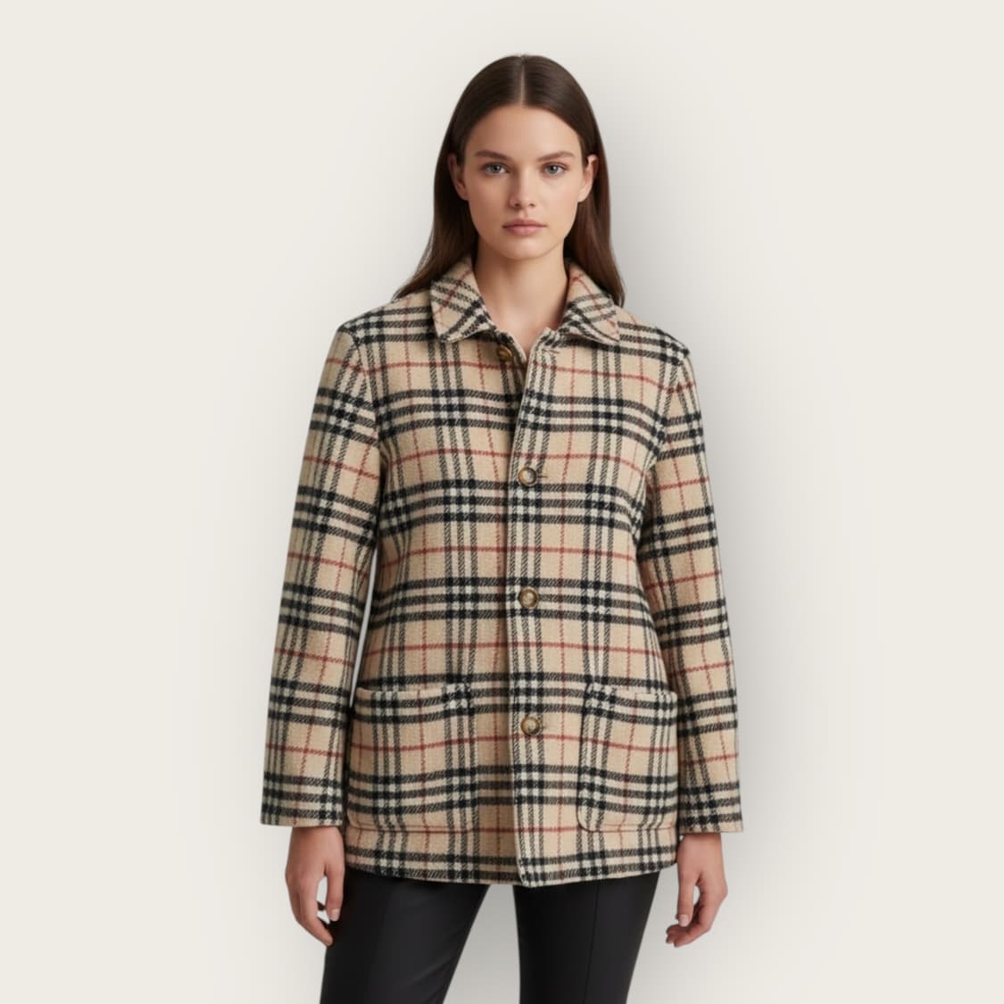L/ 버버리 리버시블 노바체크 코트 자켓 상품이미지1