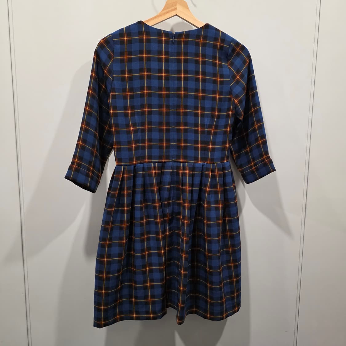 빔즈 타탄 체크 플레어 원피스 상품이미지4
