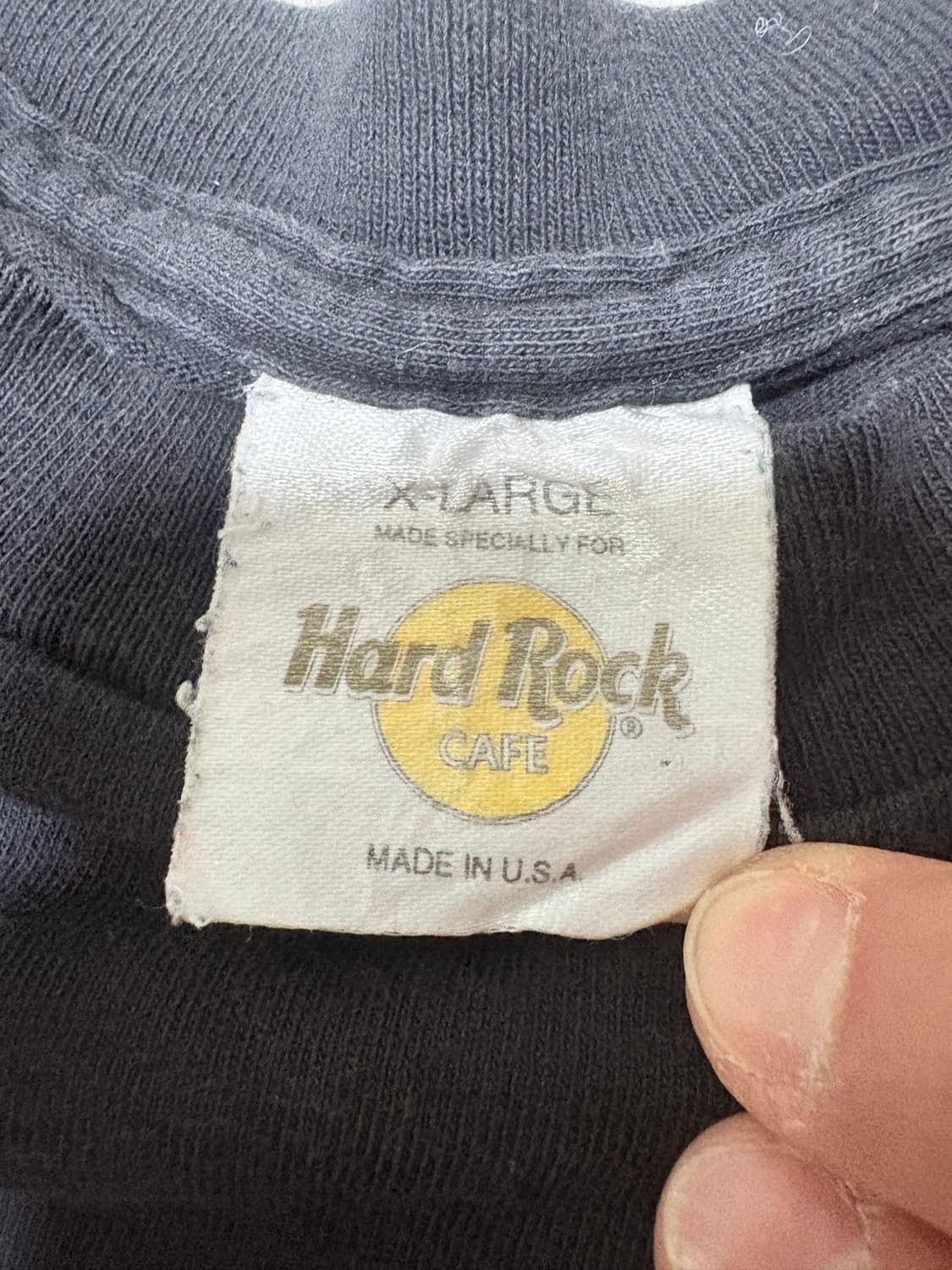 90s 하드락카페 made in usa 싱글스티치 XL 상품이미지4