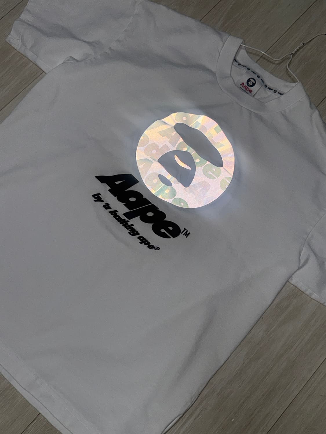 에이프 레터 프린팅 티셔츠 상품이미지3