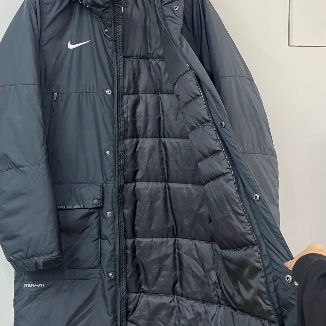 나이키 스톰핏 돕바 블랙 롱패딩 상품이미지8