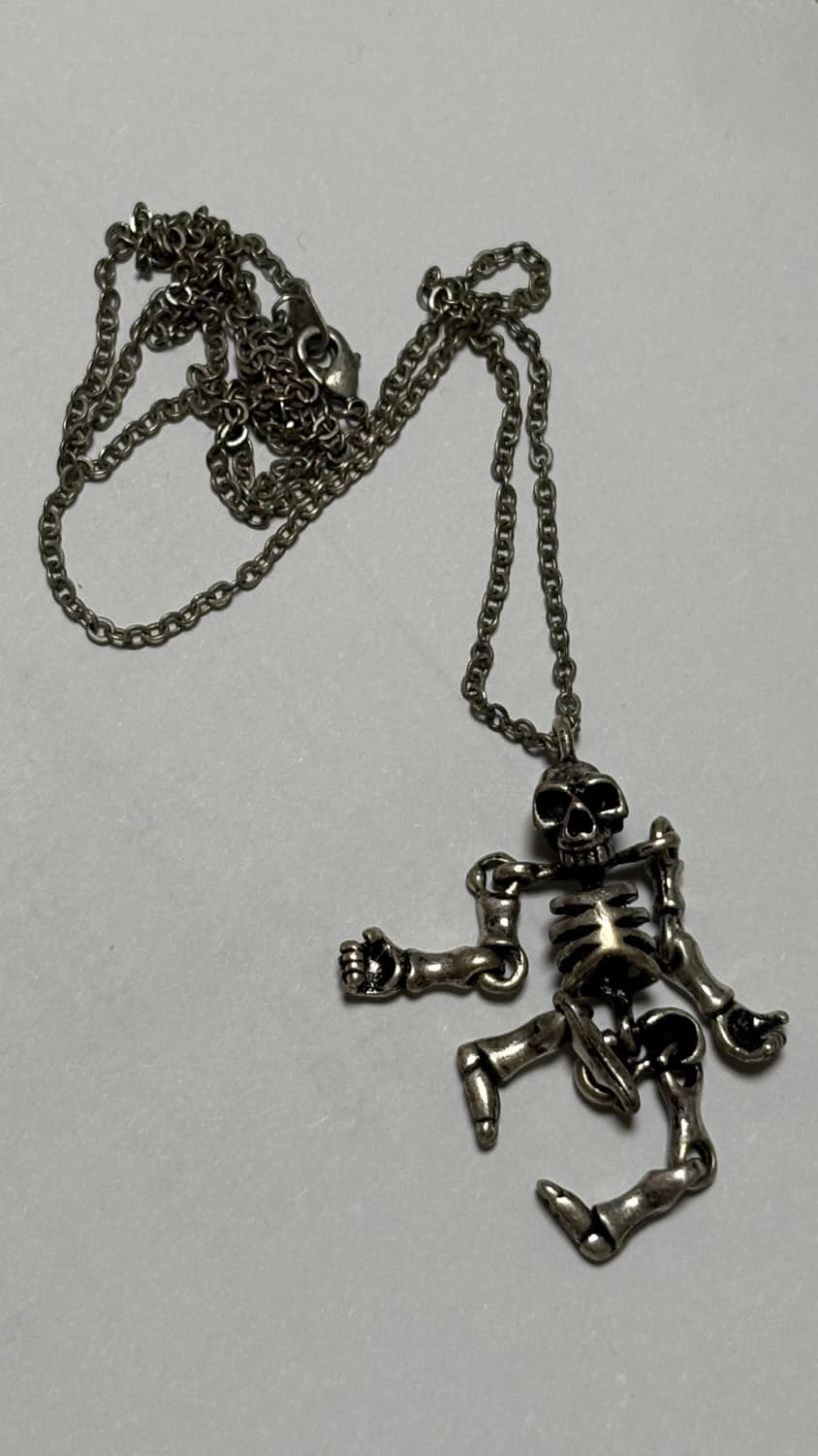 빈티지 스컬 해골 목걸이 상품이미지2