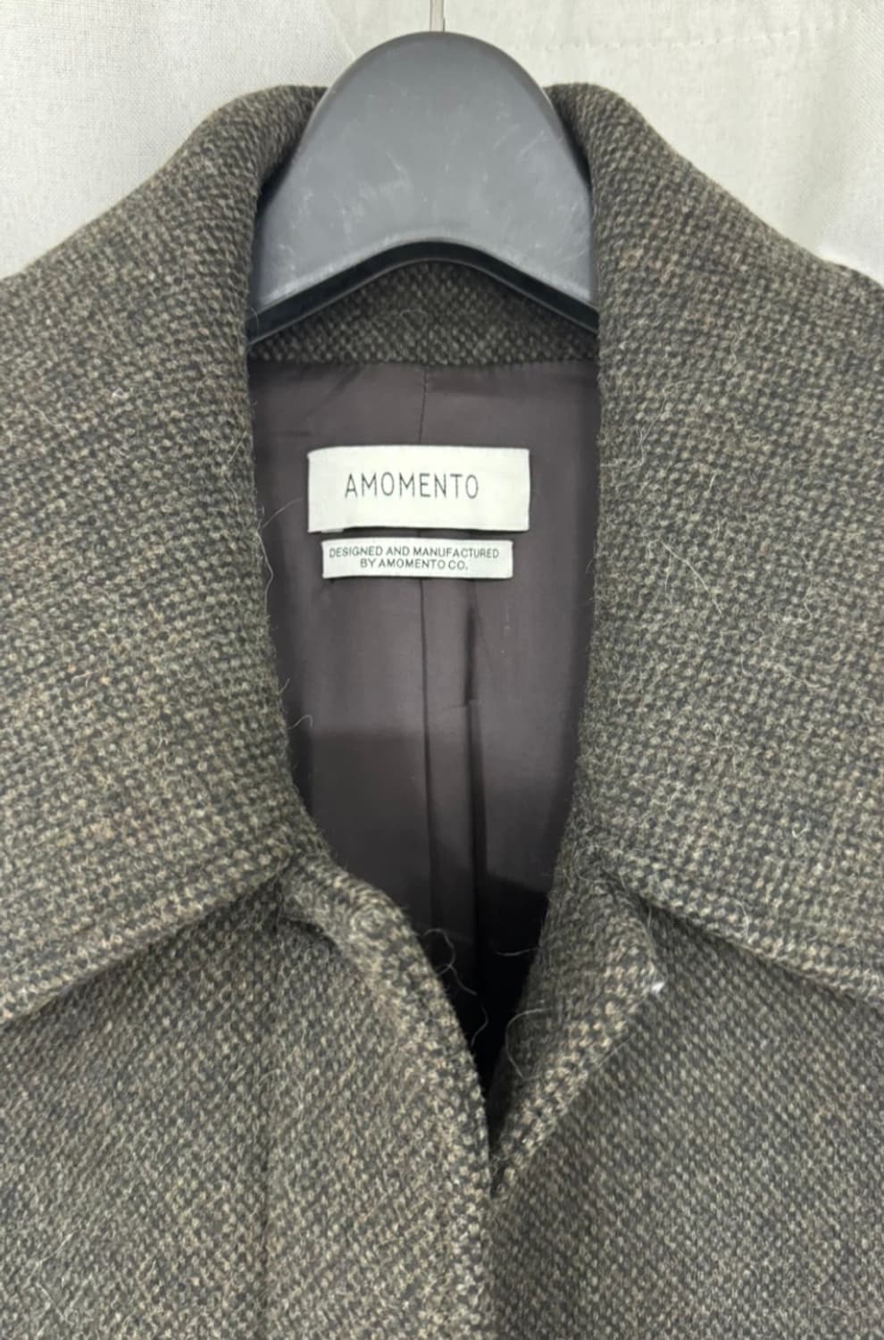 아모멘토 싱글 카라 코트 상품이미지2