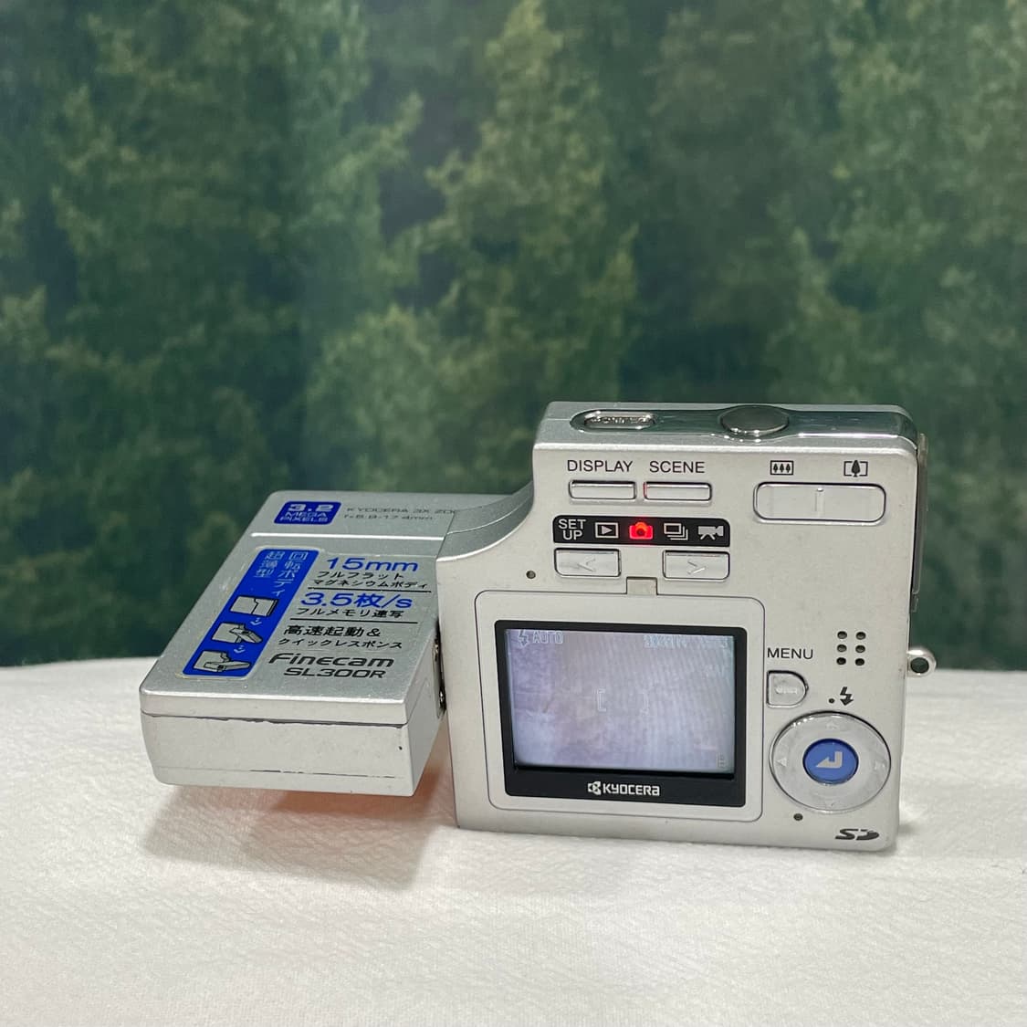 (셀카/희귀) 교세라 finecam sl300r 디지털카메라 상품이미지4