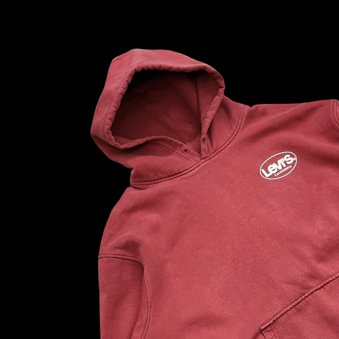 리바이스 빈티지 버건디 후드티 상품이미지2