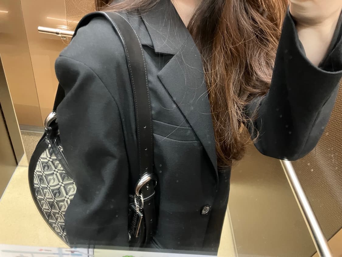 마린세르 문 디아망 자카드 호보 숄더백 상품이미지6