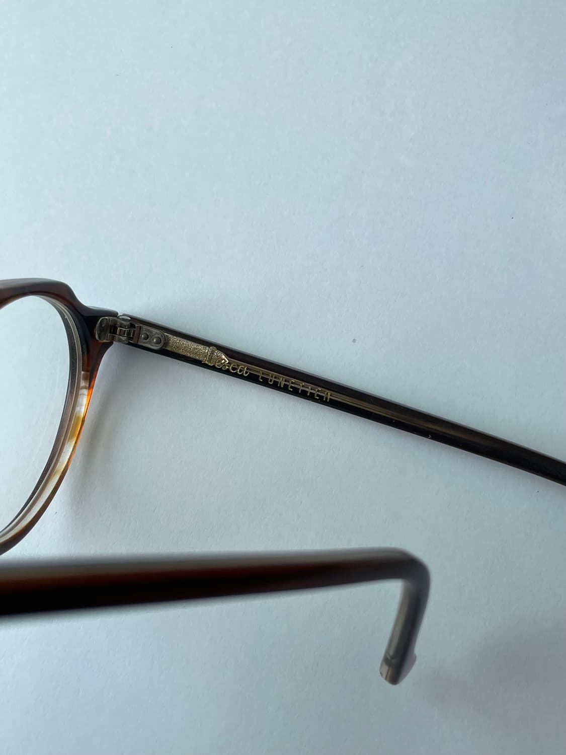 Lesca Heri(레스카 헤리)  43-24 브라운 안경 판매합니다. 상품이미지1