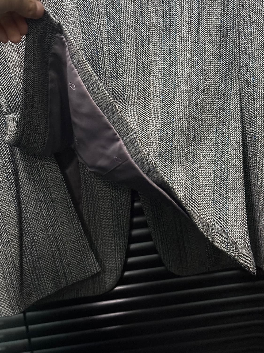 크리스찬 디올 체크 울 일본판 2버튼 블레이져 자켓 명품 빈티지 Dior 상품이미지5