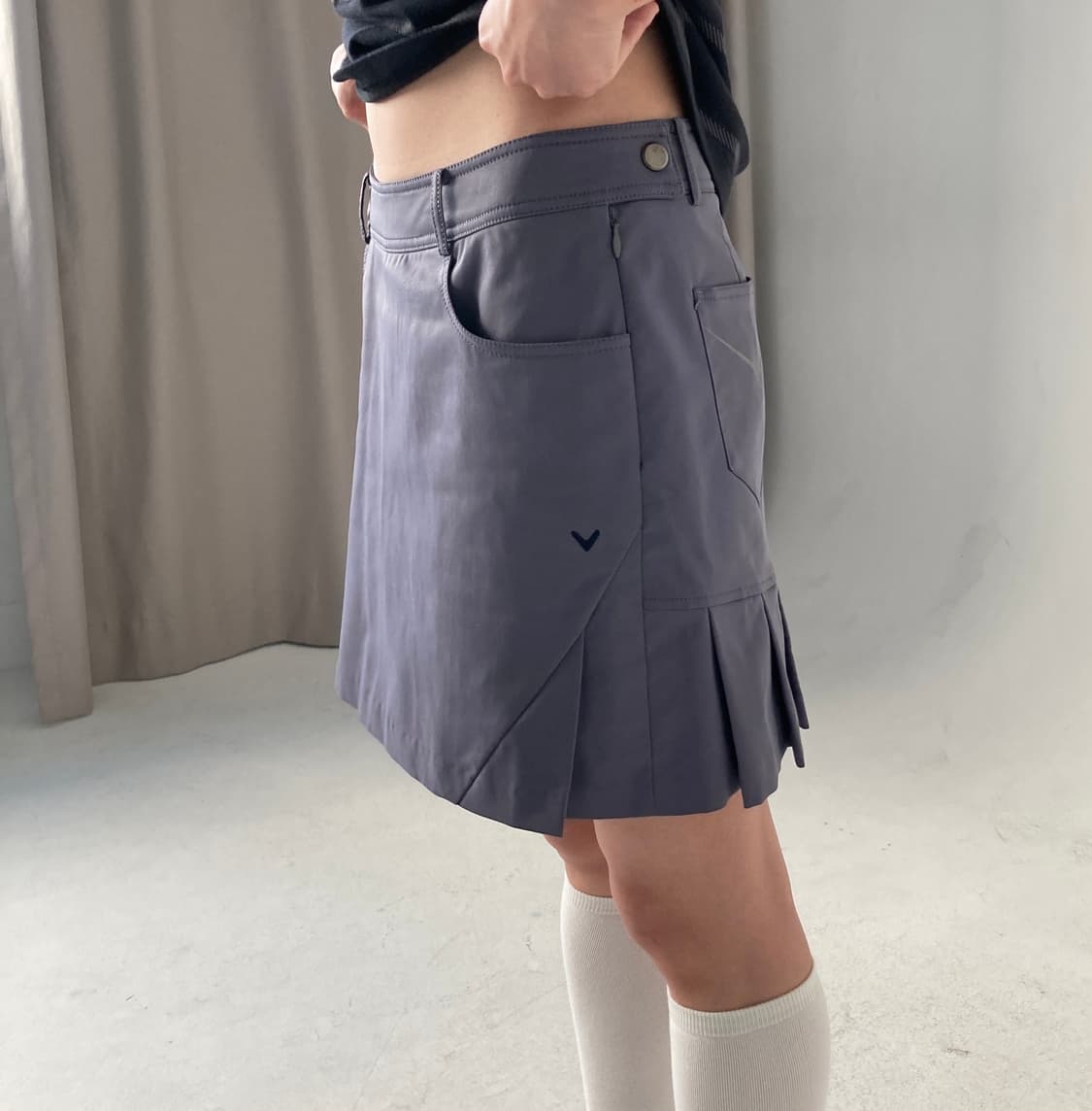 Back pleated skirt 상품이미지6