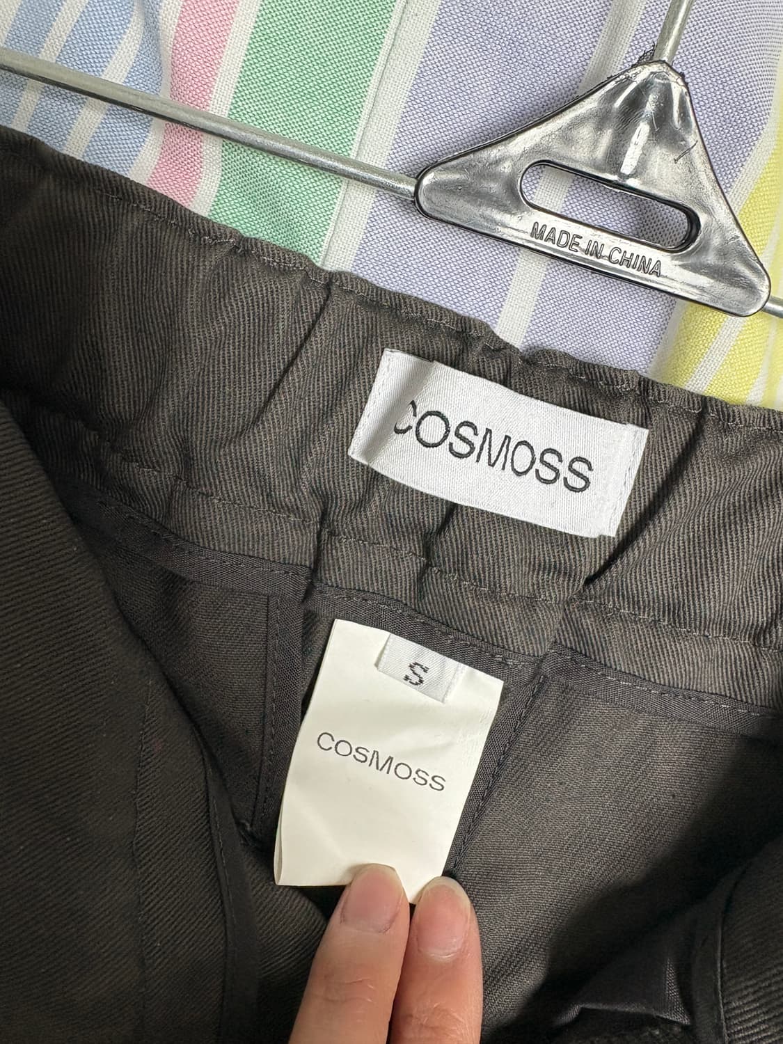 코스모스 스티치 카고팬츠 그레이 S (1회착용) 상품이미지8